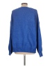 Unbranded 100% Polyester Solid Blue Pullover Sweater Size L - photo 2