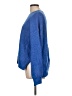 Unbranded 100% Polyester Solid Blue Pullover Sweater Size L - photo 5