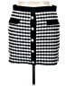Miss Selfridge Houndstooth Black Casual Skirt Size 14 - photo 1