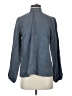 Downeast Gray Long Sleeve Blouse Size S - photo 1