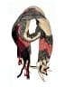 Unbranded Plaid Brown Red Scarf One size - photo 1