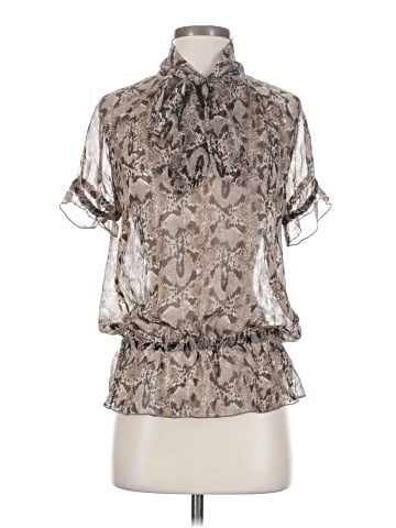Etcetera Short Sleeve Silk Top (view 1)