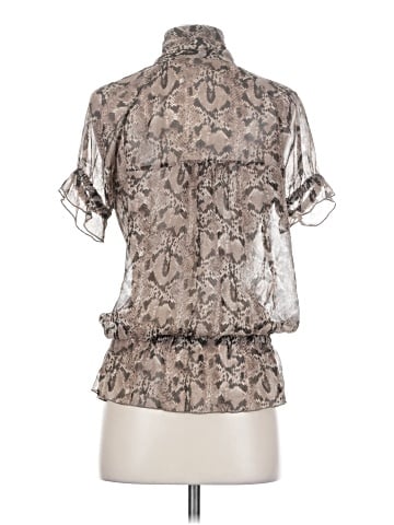 Etcetera Short Sleeve Silk Top (view 2)