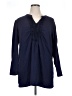 Blair Blue Long Sleeve Henley Size XL - photo 1