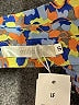Millau Print Blue Long Sleeve Blouse Size S - photo 7