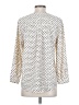 Monday Fun 100% Polyester Polka Dots Ivory Long Sleeve Blouse Size S - photo 2