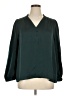 Fun2Fun 100% Polyester Teal 3/4 Sleeve Blouse Size XL - photo 1