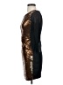 Bebe 100% Polyester Metallic Brown Cocktail Dress Size S - photo 5