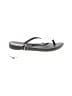 Ipanema Silver Black Flip Flops Size 2 - 3 Youth - photo 1