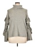 Sweet Claire Gray Turtleneck Sweater Size XL - photo 1