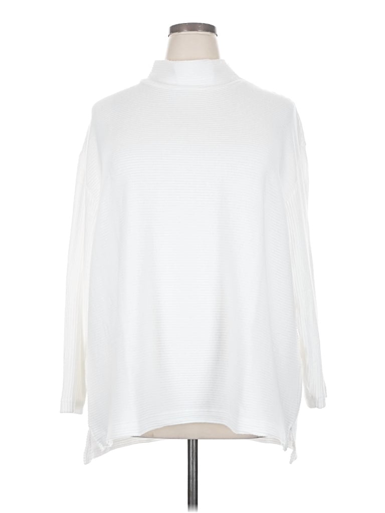 Lane Bryant Turtleneck Sweater In White