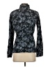 Miami 100% Cotton Floral Black Jacket Size S - photo 2