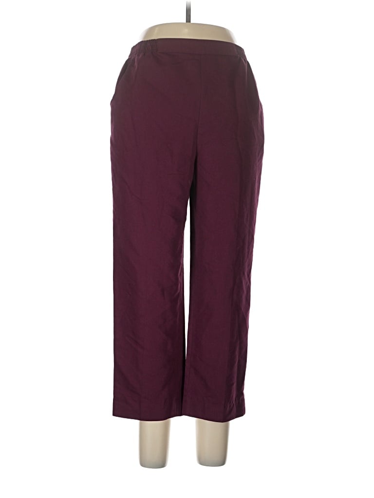 Pre-owned Draper's & Damon's Dress Pants In Burgundy