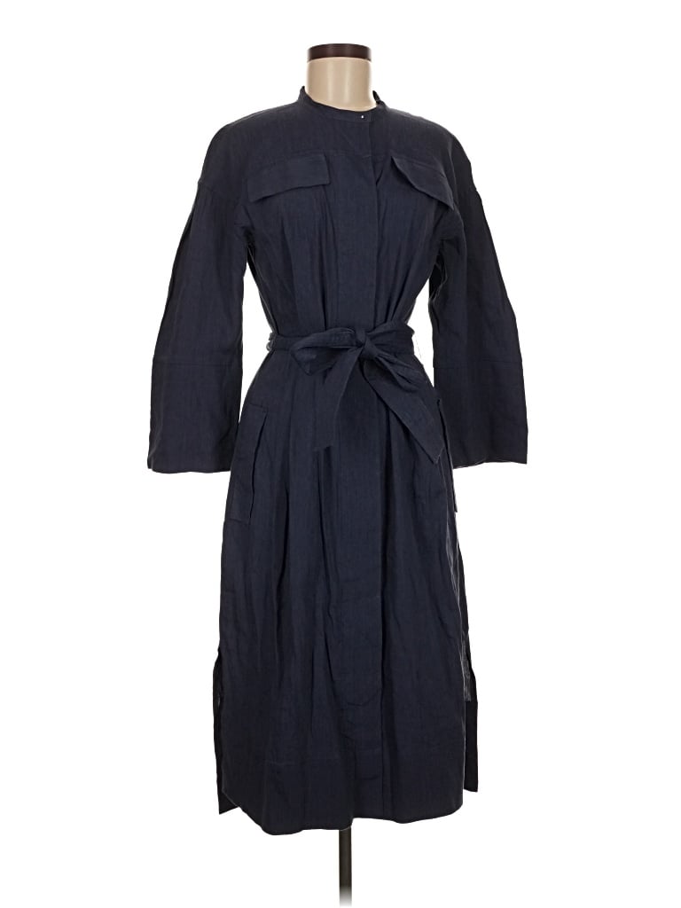 Pre-owned Mm. Lafleur Casual Dress In Blue