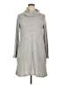 Apt. 9 Metallic Silver Casual Dress Size XL - photo 1