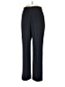 Le Suit 100% Polyester Stripes Black Dress Pants Size 10 (petite) - photo 1