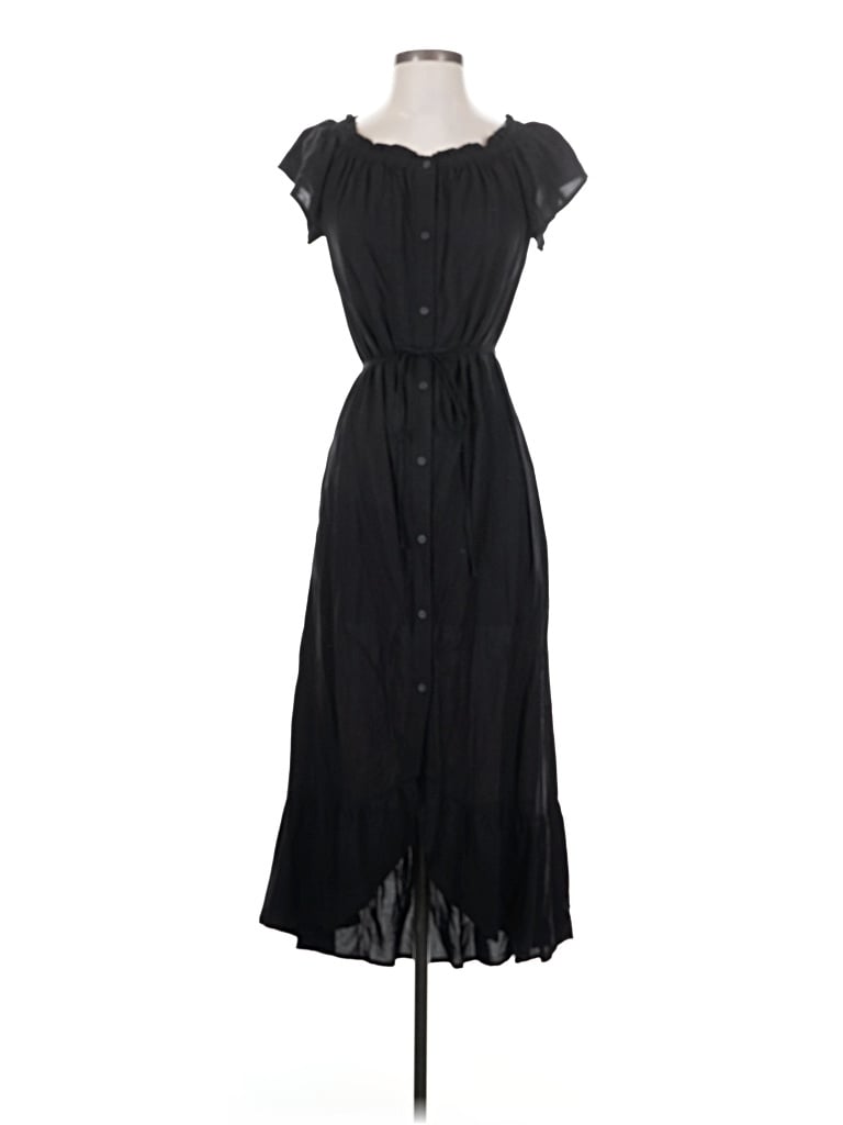 Pre-owned Ann Taylor Loft Casual Dress In Black