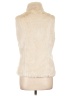 cavalini 100% Polyester Ivory Faux Fur Vest Size L - photo 2