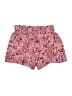Time and Tru Paisley Red Shorts Size Med 8/10 - photo 2