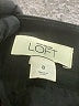 Ann Taylor LOFT Solid Black Casual Skirt Size 8 - photo 4