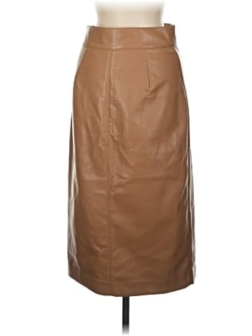 Elie Tahari Faux Leather Skirt (view 2)