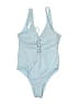 Catalina 100% Polyester Solid Blue One Piece Swimsuit Size M - photo 1