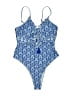 Unbranded Paisley Blue One Piece Swimsuit Size L - photo 1