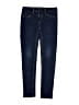 Justice Solid Blue Jeggings Size 14 - photo 1