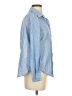 Love Notes Blue Long Sleeve Blouse Size S - photo 4