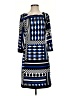 Calvin Klein Graphic Blue Casual Dress Size 4 - photo 1