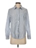 Lola River 100% Cotton Stripes Blue Long Sleeve Button-Down Shirt Size S - photo 1