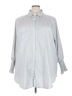Unbranded 100% Polyester Gray 3/4 Sleeve Blouse Size 5X - photo 1
