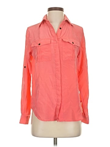 Yumi Kim Long Sleeve Silk Top (view 1)
