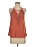 Nine Britton Orange Sleeveless Blouse Size S - photo 1