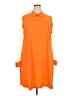 Unbranded 100% Polyester Color Block Orange Casual Dress Size 3X - photo 1