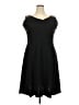 Assorted Brands Solid Black Cocktail Dress Size 22 - photo 1