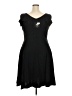 Assorted Brands Solid Black Cocktail Dress Size 22 - photo 2