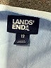 Lands' End Color Block Blue Long Sleeve Button-Down Shirt Size 12 - photo 7