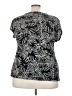 Lane Bryant Black Short Sleeve Blouse Size 22 - 24 Plus - photo 2