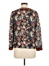 Rdalamal Floral Black Long Sleeve Blouse Size 6 - photo 2