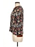 Rdalamal Floral Black Long Sleeve Blouse Size 6 - photo 5