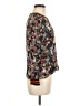 Rdalamal Floral Black Long Sleeve Blouse Size 6 - photo 4