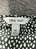 Nine West 100% Polyester Polka Dots Black Long Sleeve Blouse Size XS - photo 7