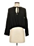 Kimchi Blue 100% Rayon Black Long Sleeve Blouse Size S - photo 1