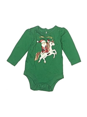 Holiday Time Long Sleeve Onesie (view 1)