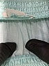 Venus 100% Cotton Teal 3/4 Sleeve Blouse Size S - photo 7