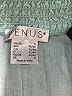 Venus 100% Cotton Teal 3/4 Sleeve Blouse Size S - photo 8