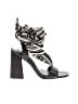 Alice + Olivia Black Sandals Size 7 - photo 1