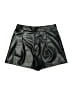Zara Metallic Black Shorts Size L - photo 1