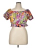 Shein Curve Orange Short Sleeve Blouse Size 14 Plus (1) - photo 1